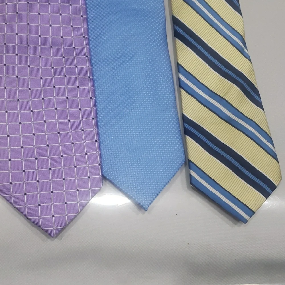 Chaps Kids Ties Set - Yellow, Purple, Blue